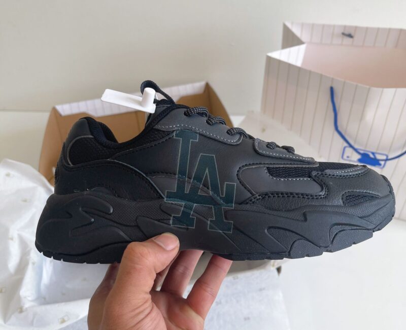 giày mlb lite la dodgers black đen rep 1:1