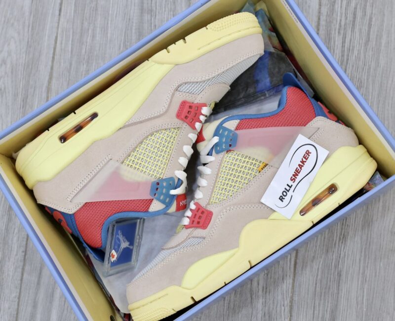 Giày Nike air Jordan 4 Retro Union Guava Ice Like Auth