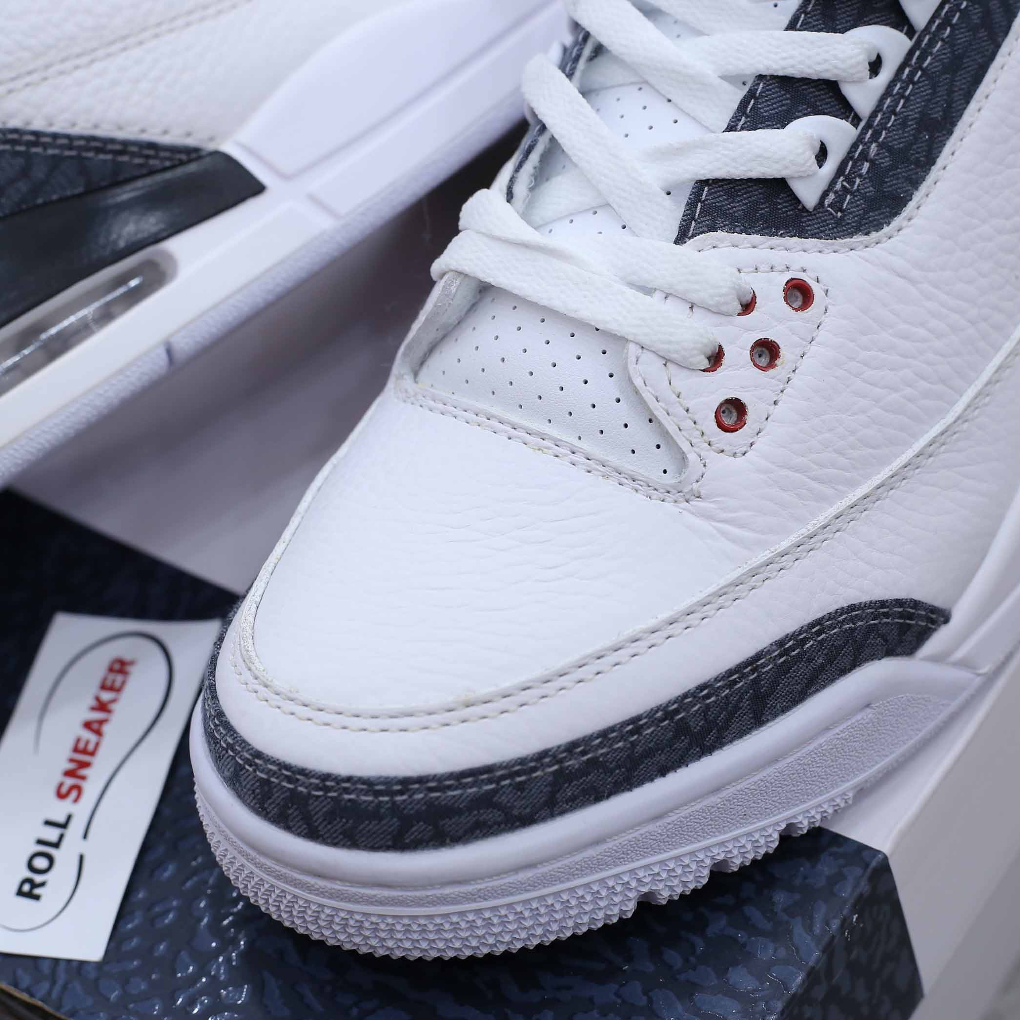 Giày Nike Air Jordan 3 Retro SE Fire Red Denim Like Auth