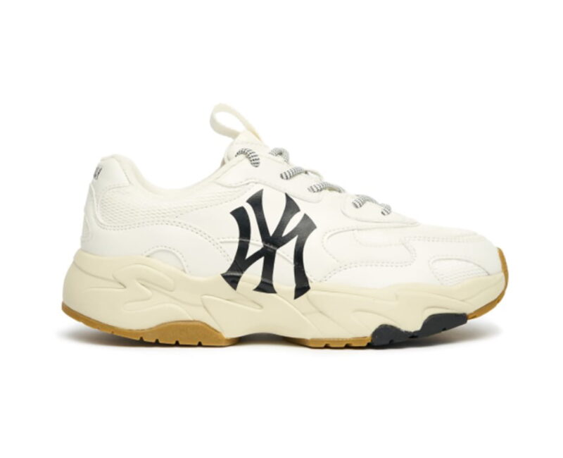 Giày MLB Big Ball Chunky Lite New York Yankees Đế Nâu