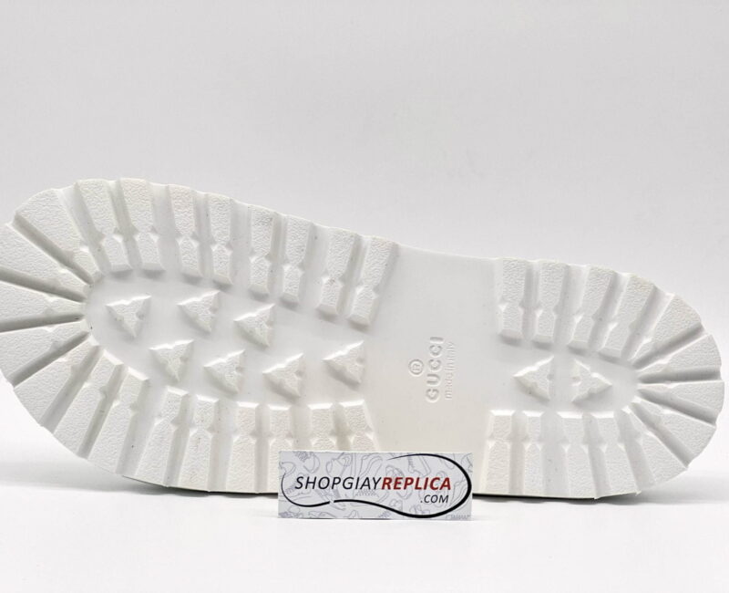 Dép Gucci Web Slide Sandal White Like Auth