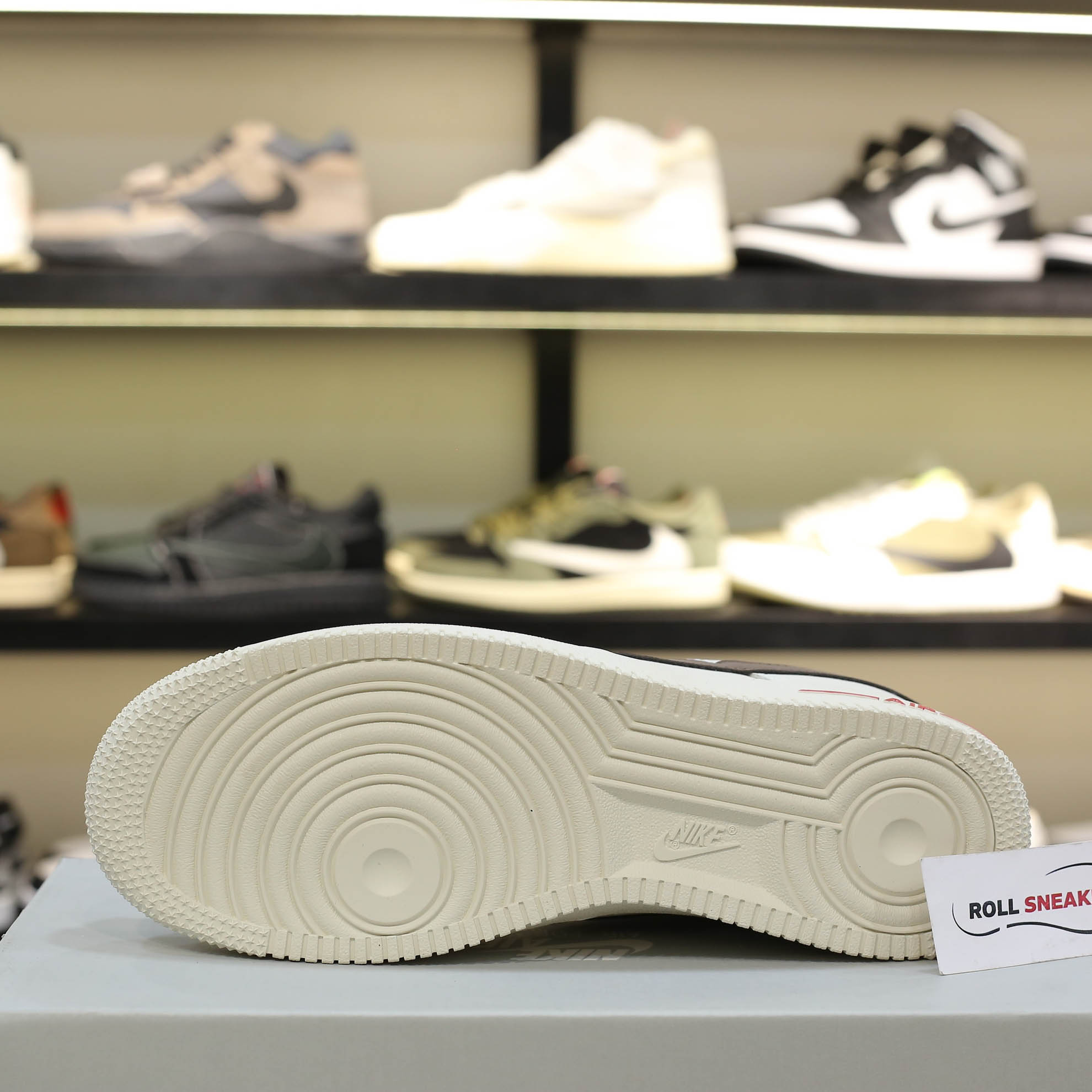 giày air force 1 nâu rep 1:1