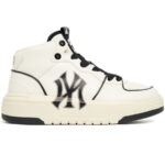 Giày MLB Chunky Liner High New York Yankees White Black