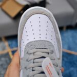 Giày Nike Air Force 1 Cool Grey Xám Gót Cam rep 1:1
