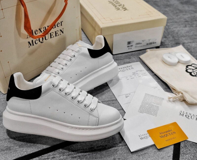 giày mcqueen gót nhung siêu cấp đẹp