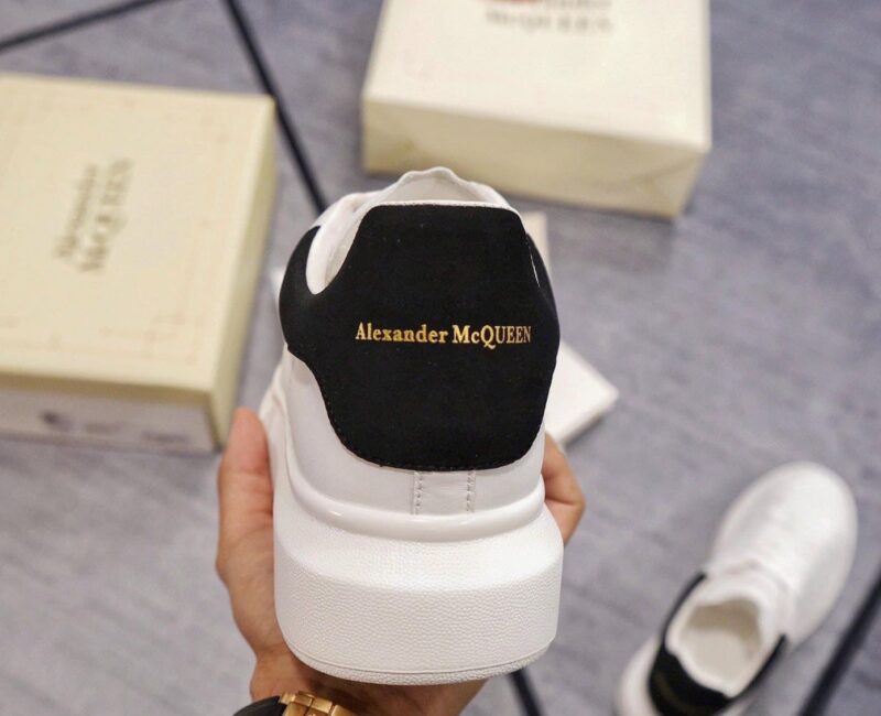 gót giày mcqueen vải nhung siêu cấp