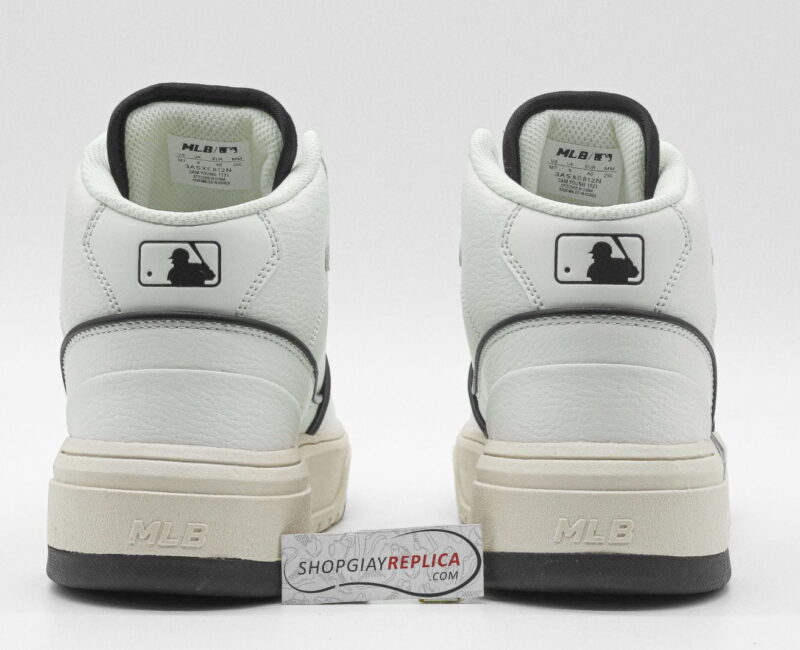 Giày MLB Chunky Liner High New York Yankees White Black