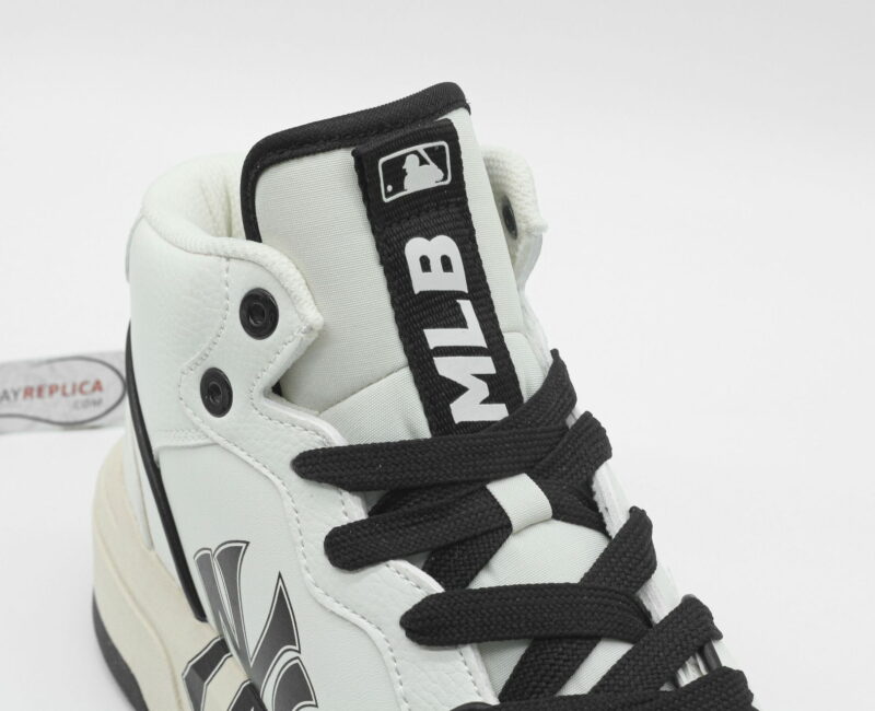 Giày MLB Chunky Liner High New York Yankees White Black