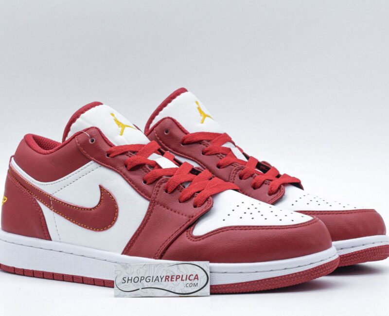 Giày Nike Air Jordan 1 Low ‘Cardinal Red’ đỏ rep 1:1