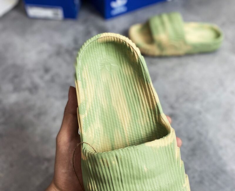 Dép Adidas Adilette 22 Slides ‘Magic Lime Desert Sand’ rep 1:1