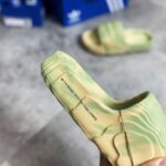 Dép Adidas Adilette 22 Slides ‘Magic Lime Desert Sand’ rep 1:1