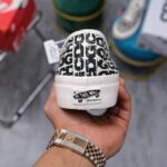 gót Giày Vans Comme des Garçons x OG Authentic LX ‘CDG Print Blanc De Blanc’ Like Auth