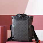 Balo Louis Vuitton Christopher MM Monogram Eclipse Siêu Cấp