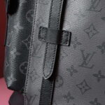 Balo Louis Vuitton Christopher MM Monogram Eclipse Siêu Cấp