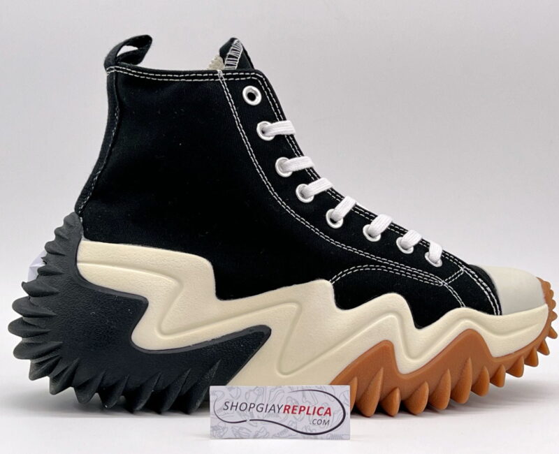 Giày Converse Run Star Motion High Cao Cổ màu Black Gum Honey