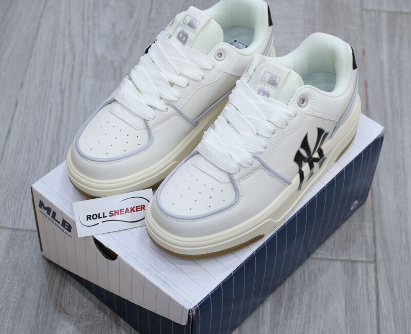 Giày MLB Chunky Liner Low New York Yankees ‘Ivory’ Like Auth