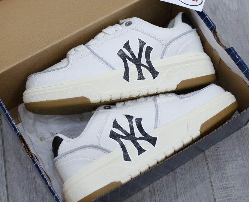 Giày MLB Chunky Liner Low New York Yankees ‘Ivory’ Like Auth