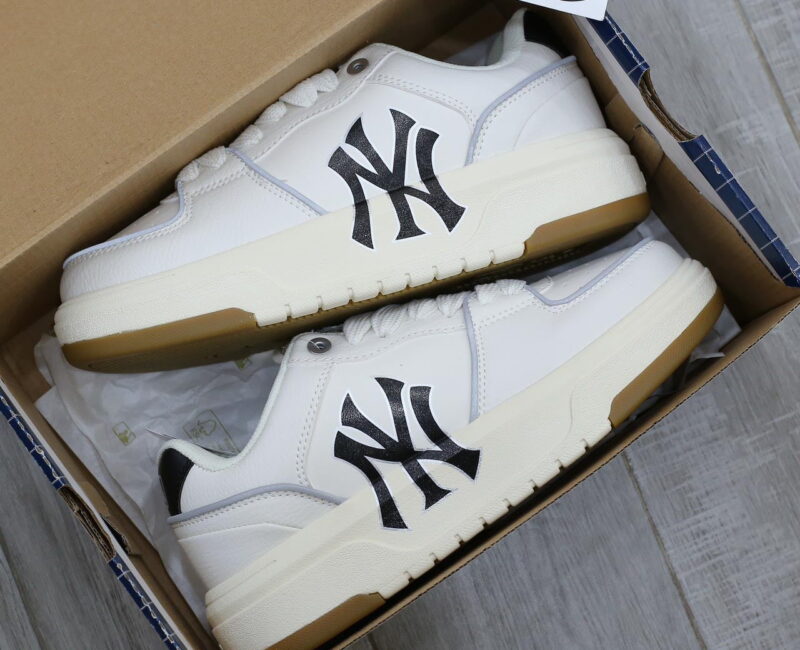 Giày MLB Chunky Liner Low New York Yankees ‘Ivory’ Like Auth