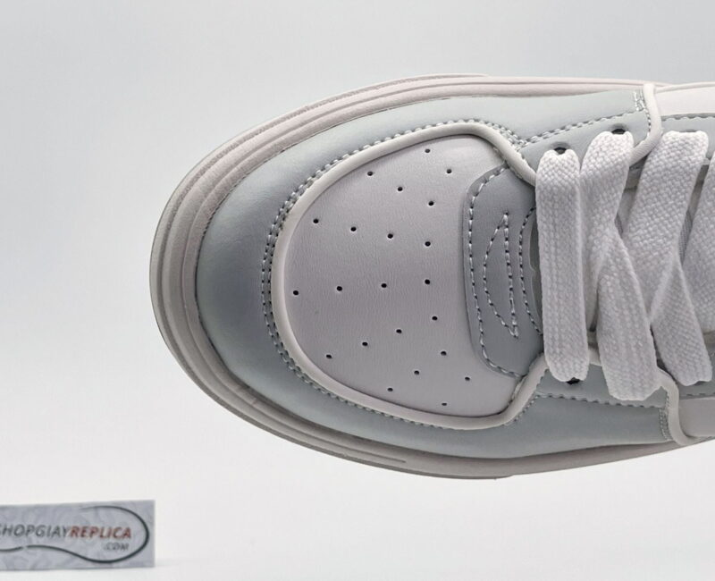 Giày MLB Chunky Liner Low New York Yankees ‘White Grey’ Like Auth
