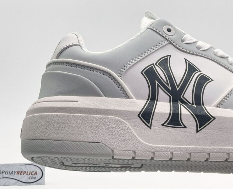 Giày MLB Chunky Liner Low New York Yankees ‘White Grey’ Like Auth
