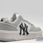 Giày MLB Chunky Liner Low New York Yankees ‘White Grey’ Like Auth
