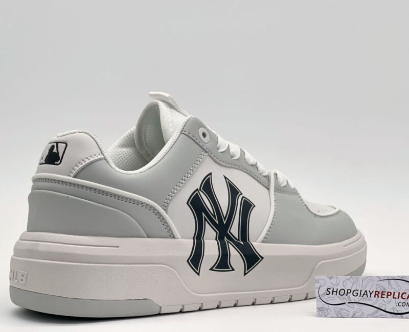 Giày MLB Chunky Liner Low New York Yankees ‘White Grey’ Like Auth