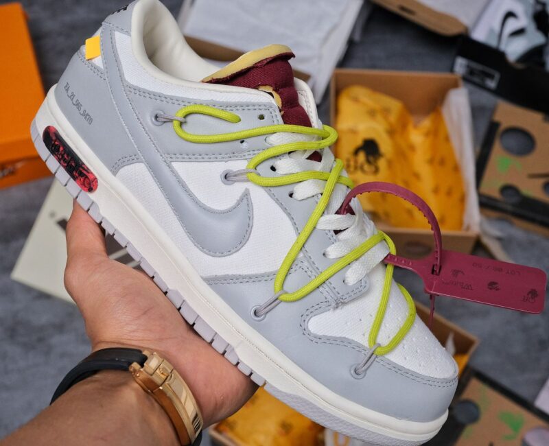 Giày Nike Dunk Low Off-White Lot 08 Like Auth