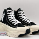 Giày MLB Bigball Chunky High New York Yankees “Black” Đen