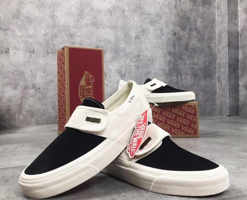 Giày Vans Slip-On 47 V DX Fear of God Black White Like Auth