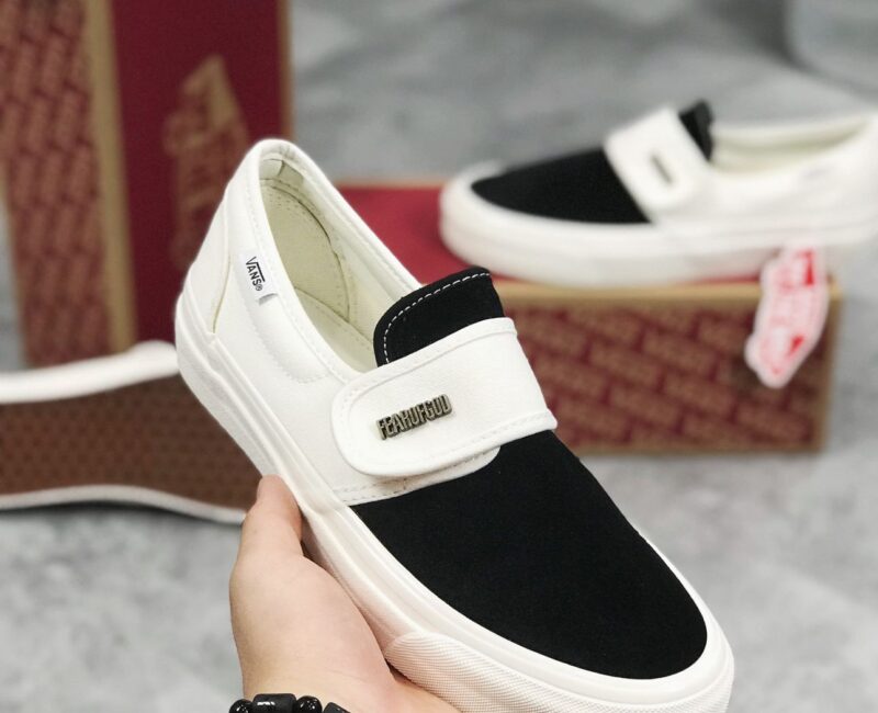 Giày Vans Slip-On 47 V DX Fear of God Black White Like Auth