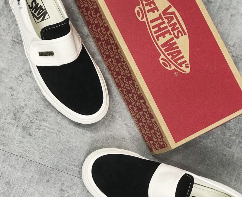 Giày Vans Slip-On 47 V DX Fear of God Black White Like Auth