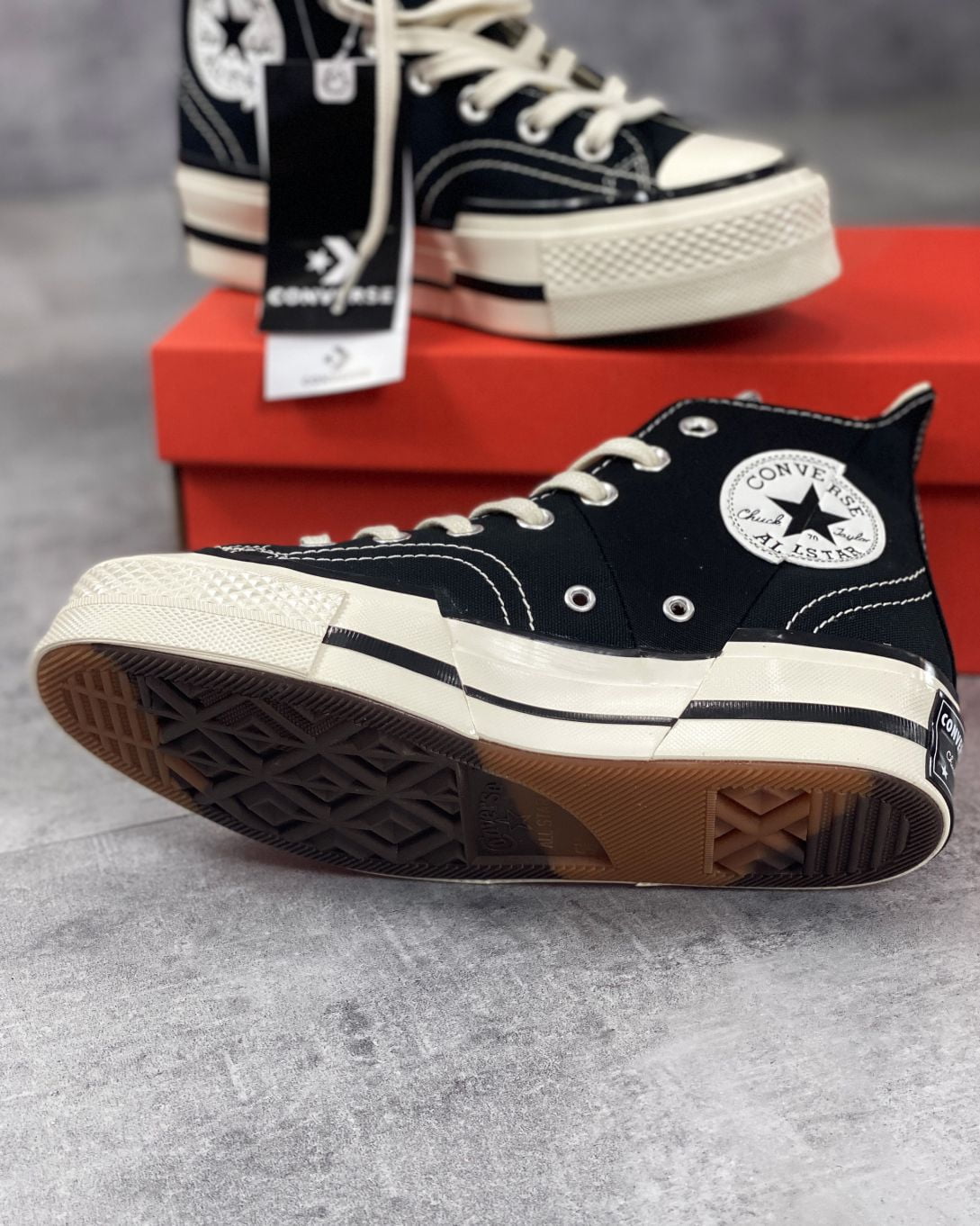 Giày Converse Chuck Taylor 70 Plus Black Đen rep 1:1