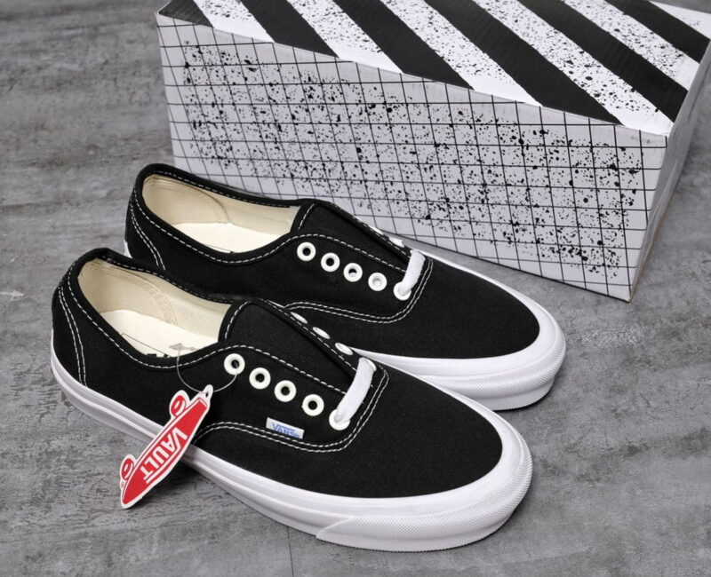 Giày Vans Vault Authentic 2020 Black White
