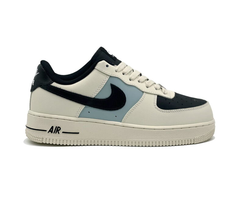 Giày Nike Air Force 1 Low Cream Black Swoosh