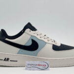 Giày Air Force 1 Low Cream Black Swoosh rep 1:1
