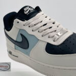 Giày Nike Air Force 1 Low Cream Black Swoosh rep 1:1