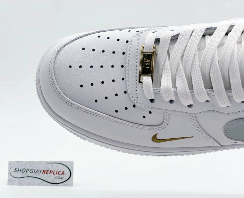 giày nike af1 low white grey gold rep 1:1