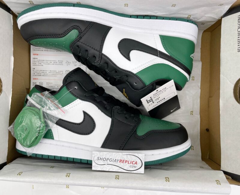 Giày Nike Air Jordan 1 Low Green Toe 11