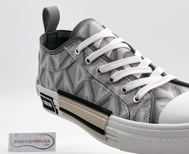 Giày Dior B23 Low Gray CD Diamond Like Auth