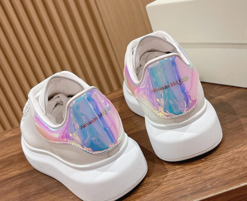 Giày Alexander McQueen Trắng gót Multicolor