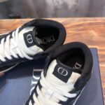 Giày Dior B27 High Black họa tiết vải Dior Oblique Jacquard Like Auth