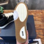 Giày Dior B27 High Black họa tiết vải Dior Oblique Jacquard Like Auth