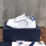 Giày Dior B27 Low White Blue họa tiết Dior Oblique Galaxy Like Auth
