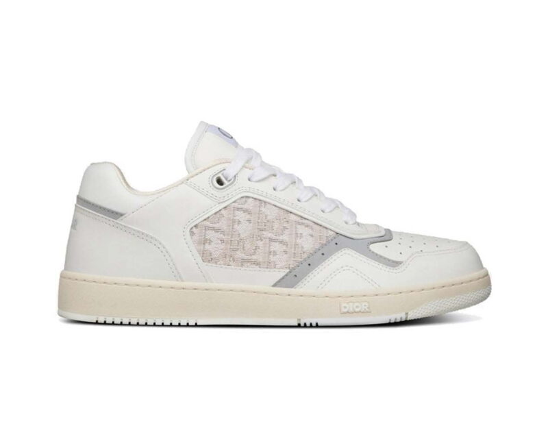 Giày Dior B27 White họa tiết vải Off-White Dior Oblique Jacquard