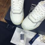 Giày Dior B27 White họa tiết vải Off-White Dior Oblique Jacquard Like Auth