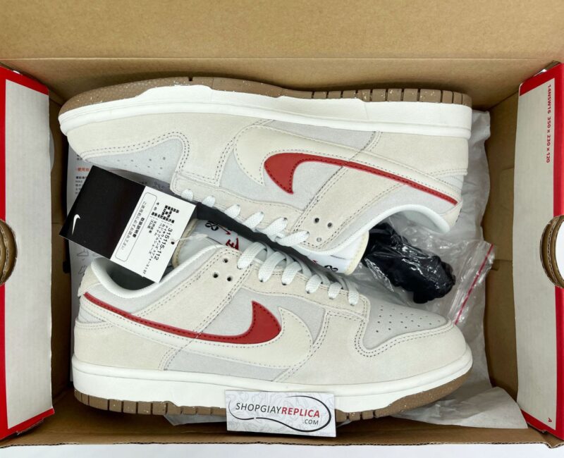 Giày Nike Dunk Low SE 85 Double Swoosh ‘Sail Orange’ Like Auth