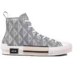giày Dior B23 High Top Gray CD Diamond like auth