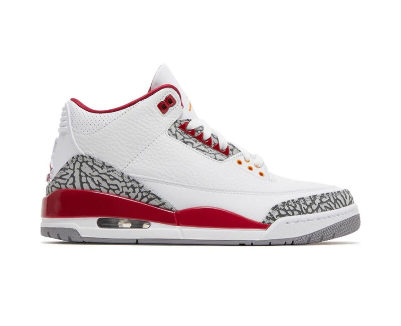Giày Nike Air Jordan 3 Retro 'Cardinal Red' Like Auth