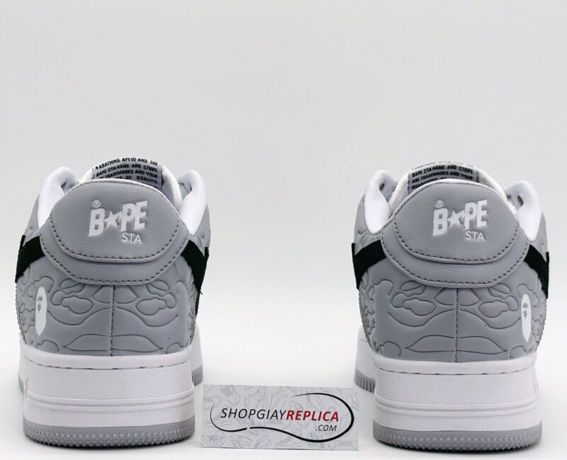 A Bathing Ape Bape Sta Low Grey Black