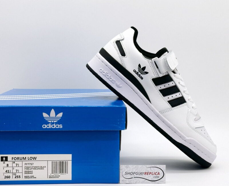 Giày Adidas Forum 84 Low White Black Trắng Đen
